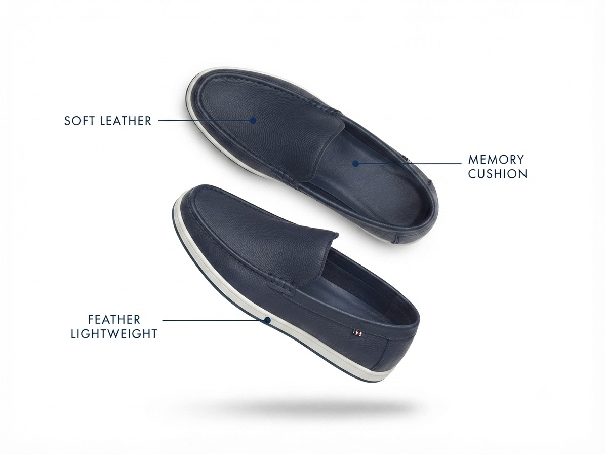 Lorente Premium Leather Casual Comfort Loafers