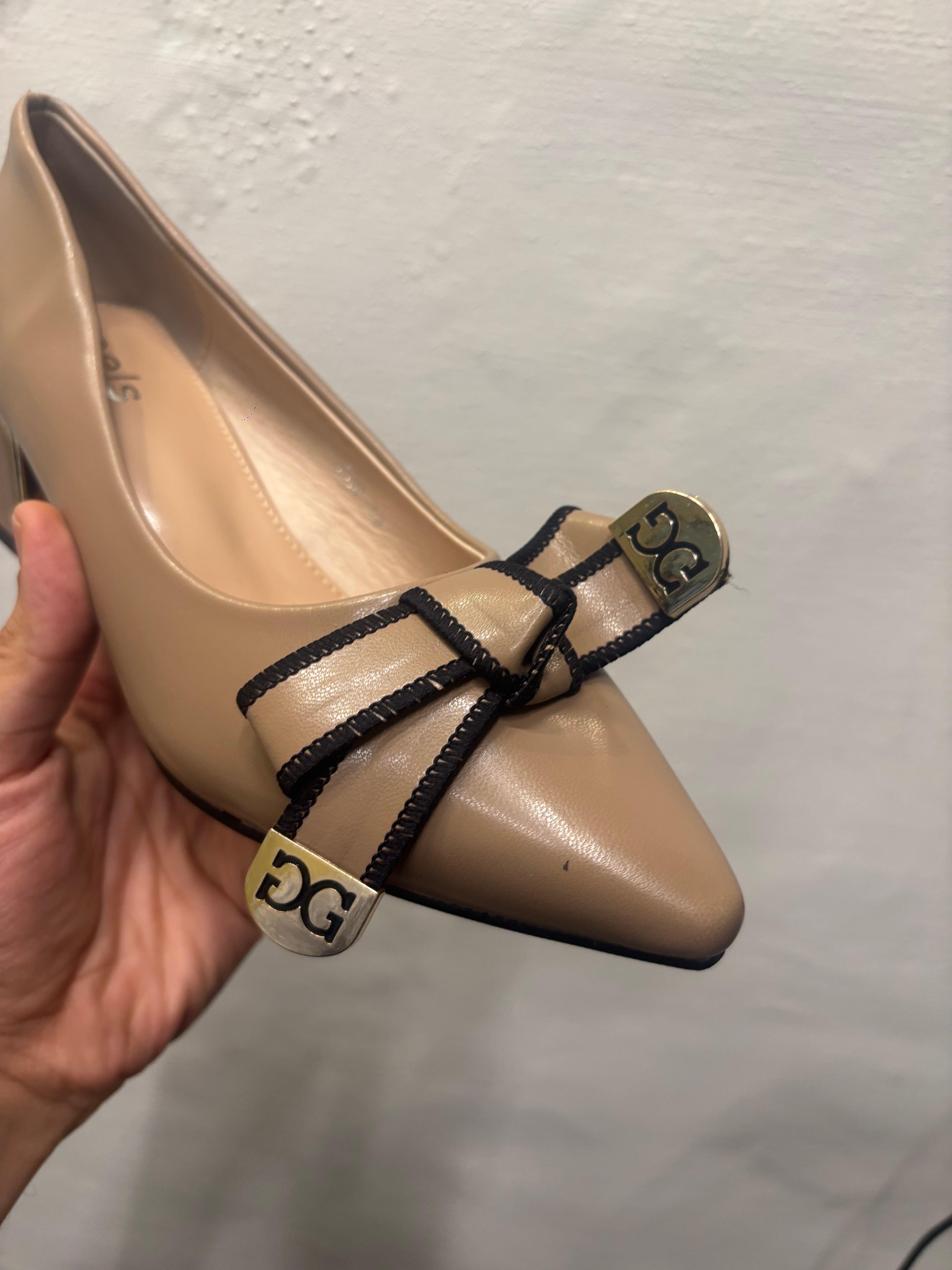 Klara Knot Bow Block Heel Stilettoes