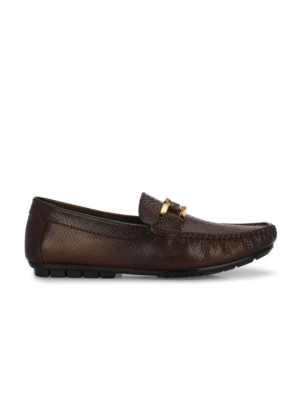 Hertz Brown Leather Loafers