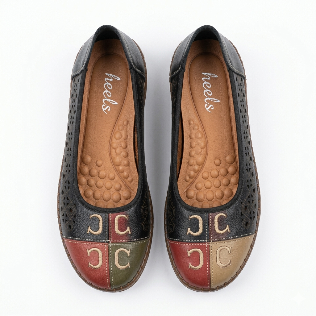 Odette Premium Leather Multy Comfort Ballerinas