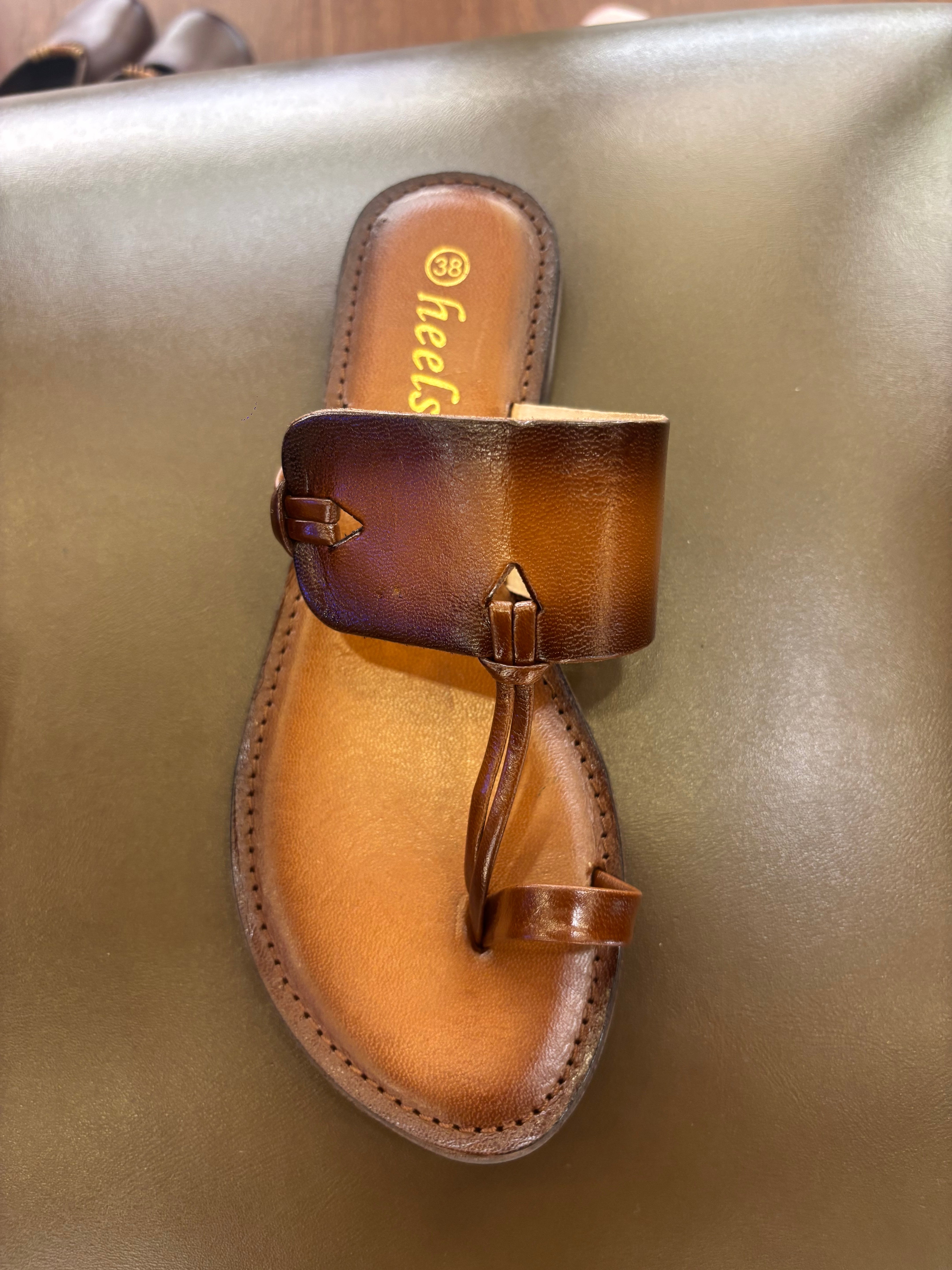 Classic Leather Kohlapuri Slippers - The Heels India