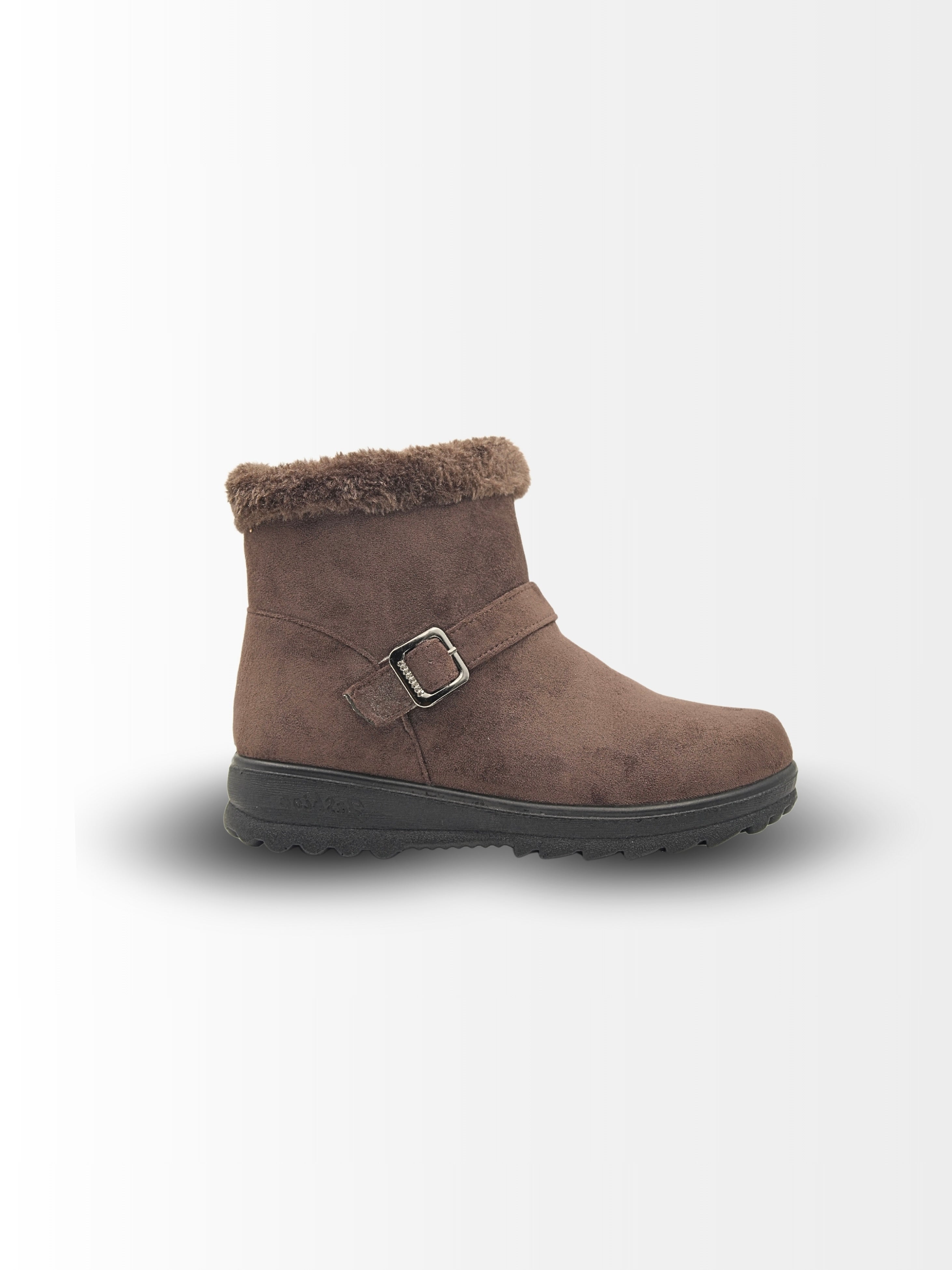 Costara Suede Fur Ankle Boots