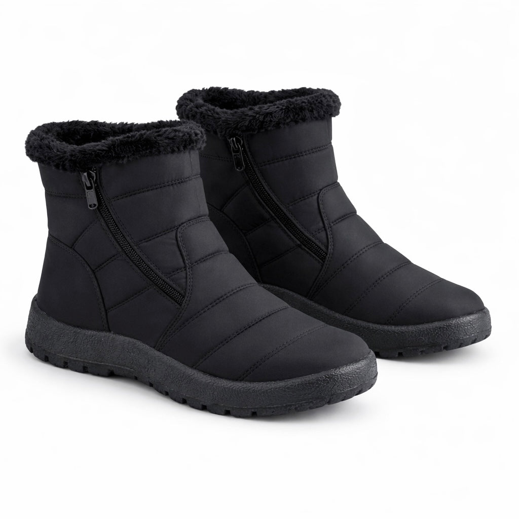 Sloane Suede Ankle Fur Boots