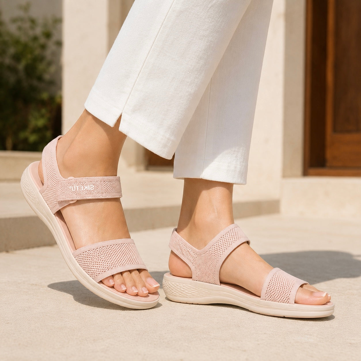 Yves Velcro Comfort Summer Sandals - The Heels India