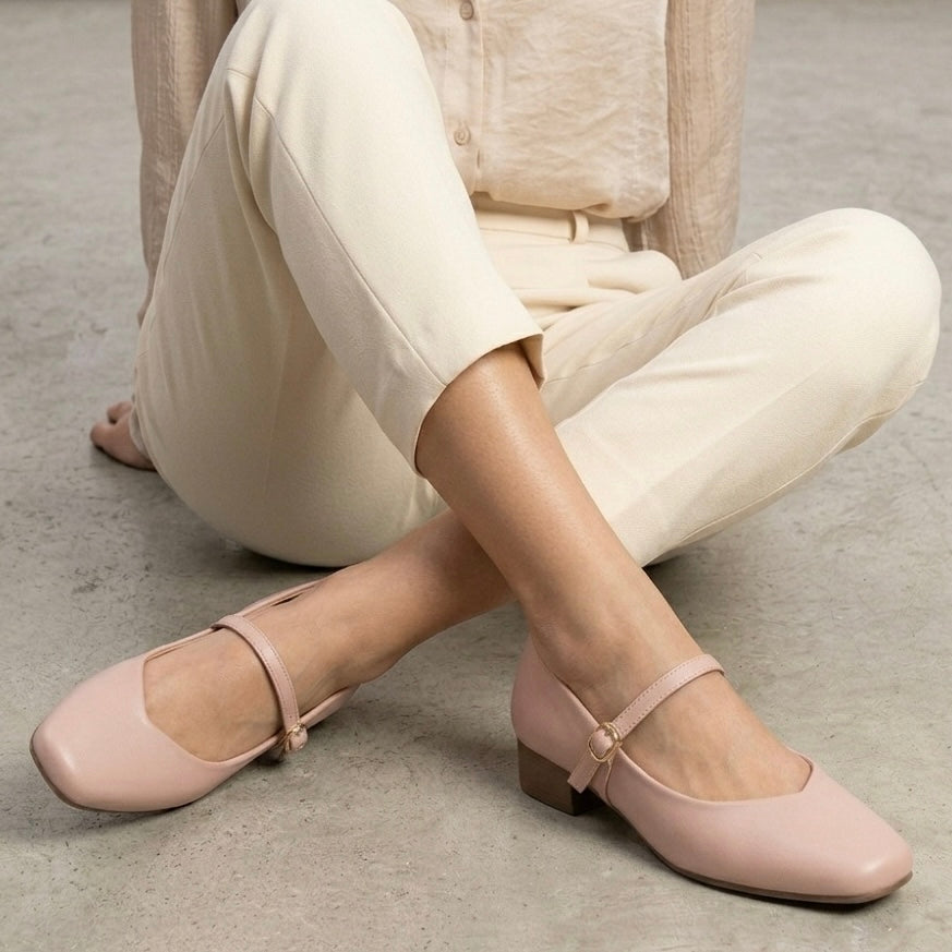 Miley Block Heel Mary Janes