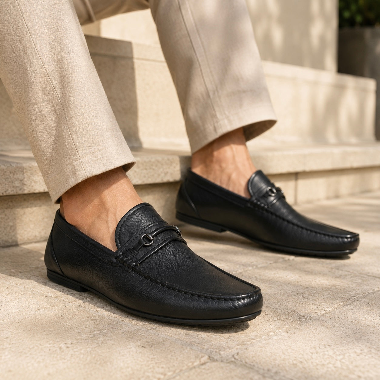 Stark Premium Leather Loafers - The Heels India