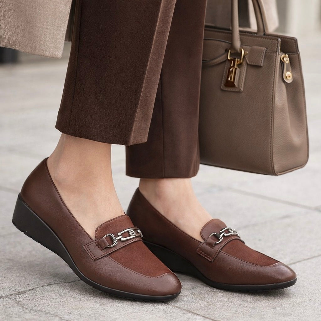 Oria Wedge Cushioned Ballerinas - The Heels India