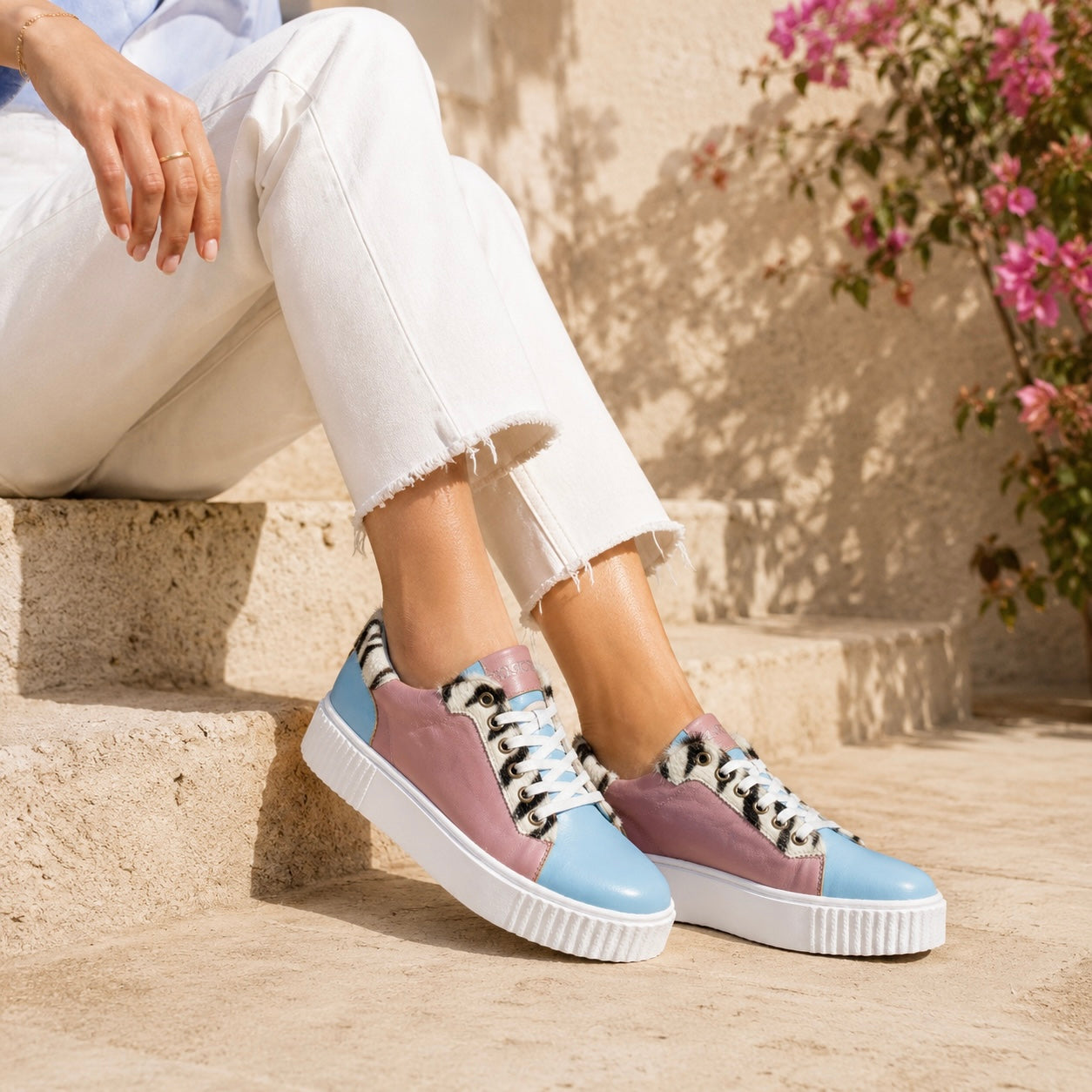 IMPACT Premium Leather Outdoor Chunky Sneakers