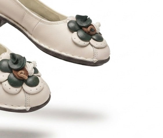 Flora 3.0 Premium Leather Cushioned Ballerinas
