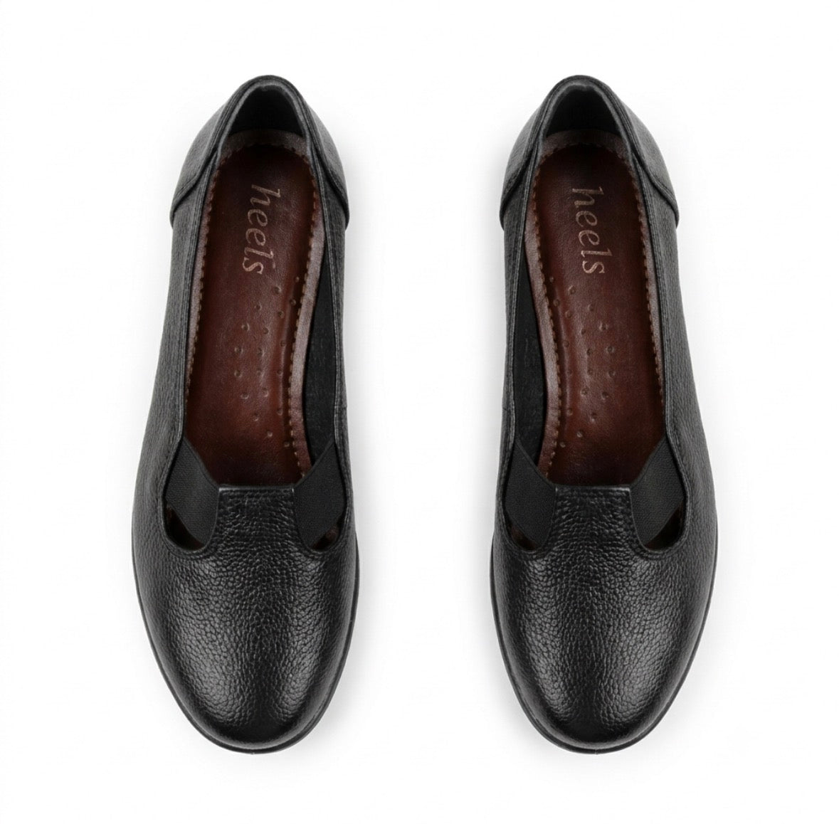 Kylie 2.0 Leather Elastic Wedge Ballerinas