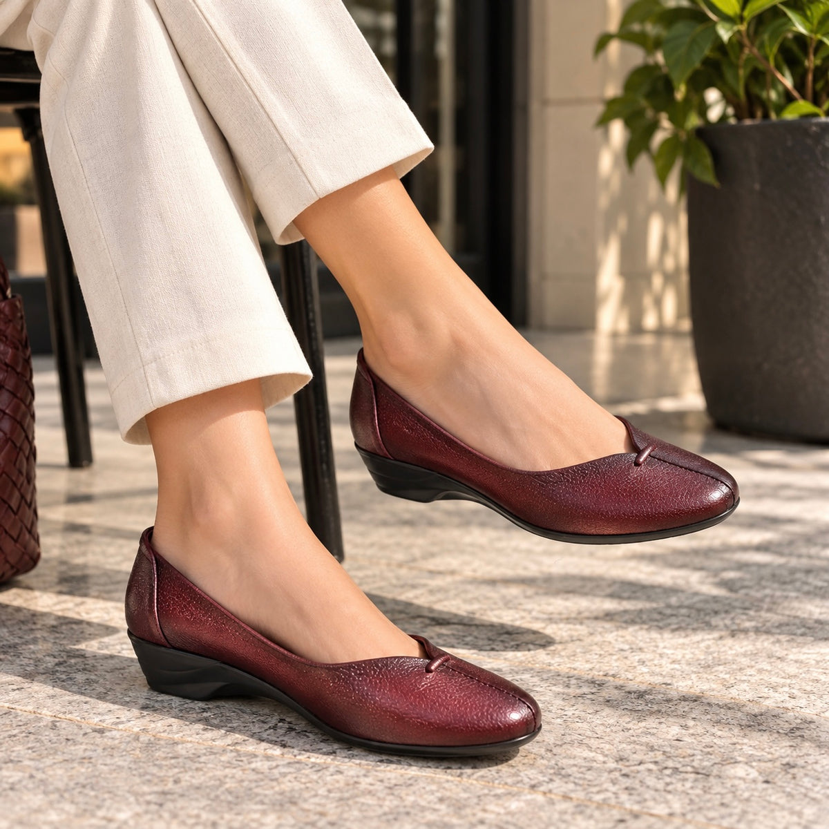 Miley Leather Everyday Ballerinas
