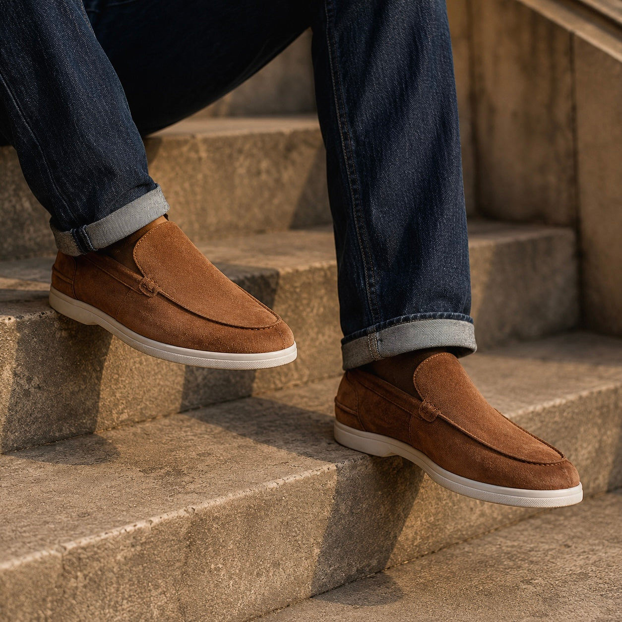 Mitchell Suede Leather Loafers