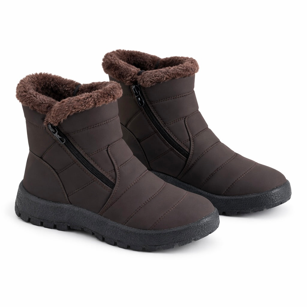 Sloane Suede Ankle Fur Boots