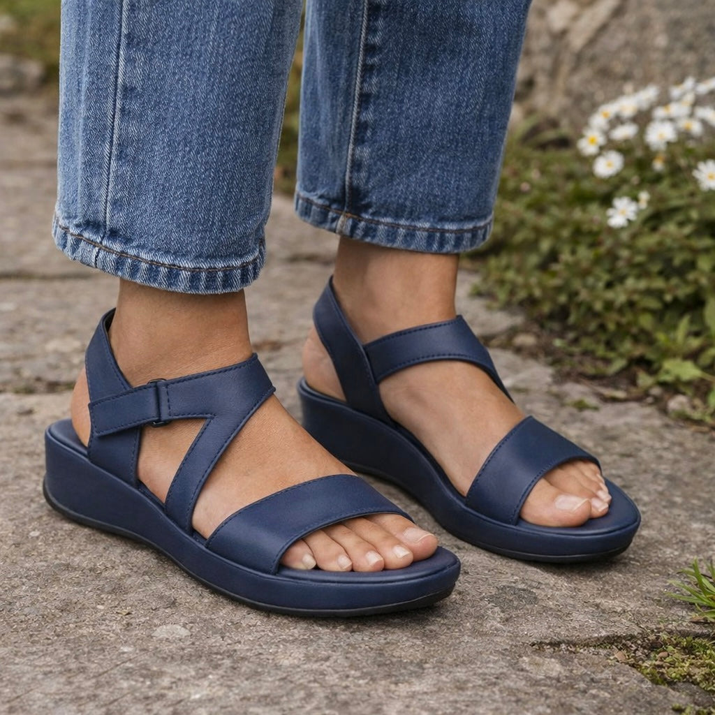 Beckett Cushioned Strap Sandals - The Heels India