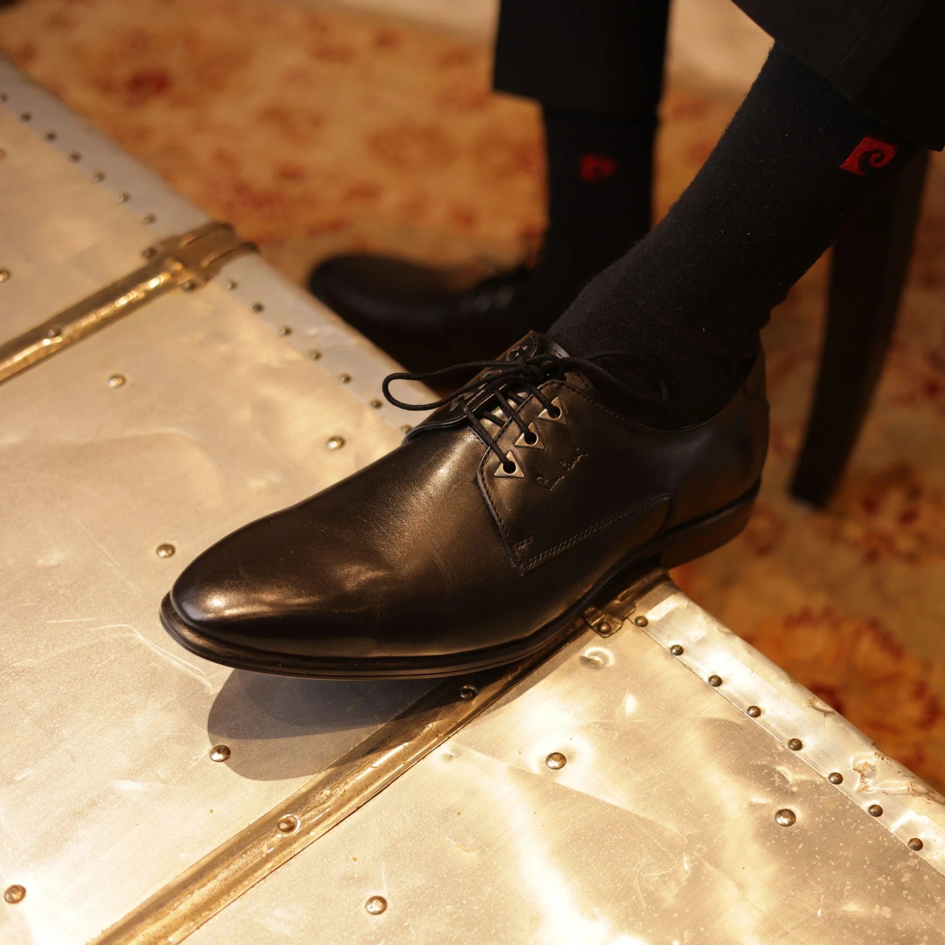 Tuscan Leather Plain Derby Lace Ups