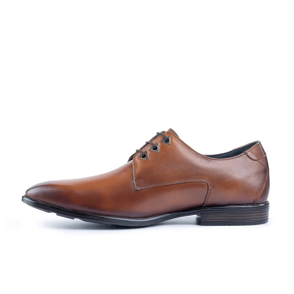 Tuscan Leather Plain Derby Lace Ups