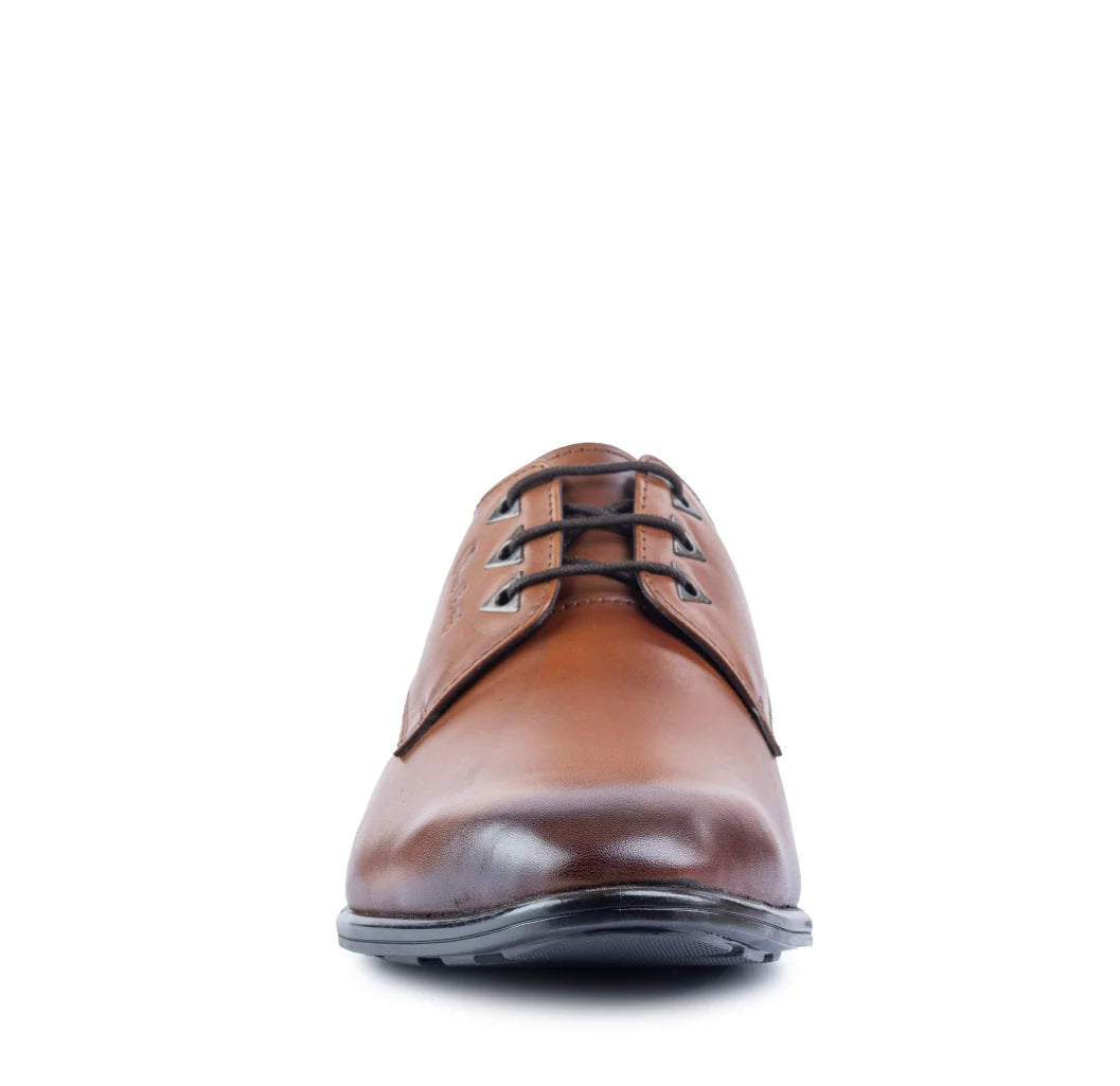 Tuscan Leather Plain Derby Lace Ups