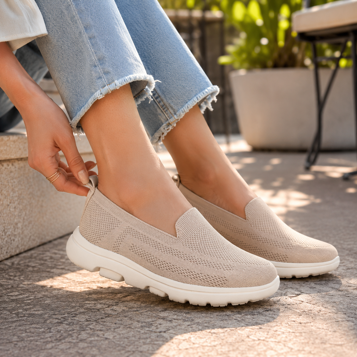 Margot Crochet Slip On Lite Everyday Sneakers