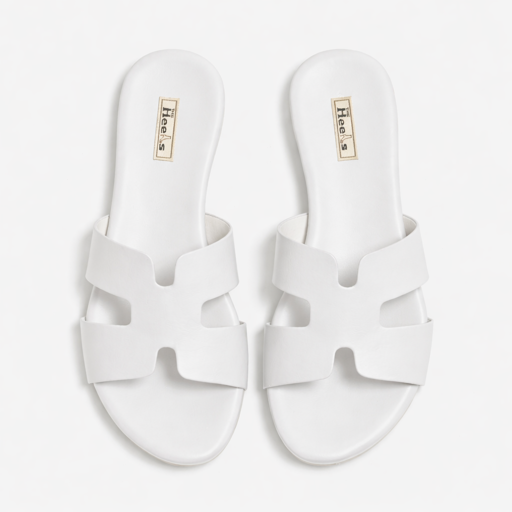 Abigail Cushioned Sliders - The Heels India