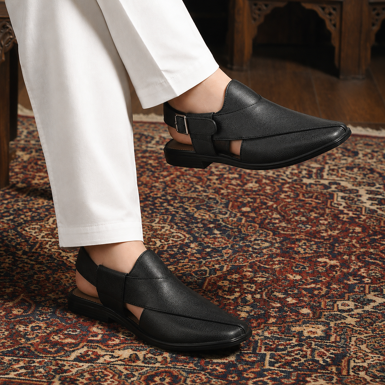 Sultan Classic Leather Peshawari Sandals