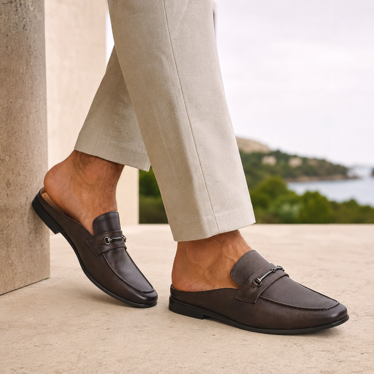 Wilfred Premium Leather Back Open Mules - The Heels India