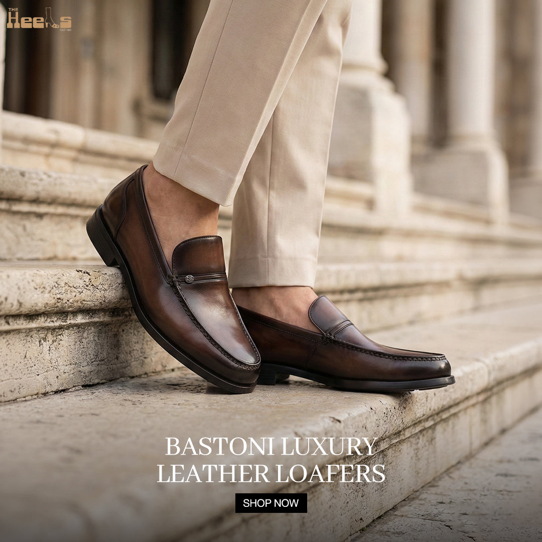 Bastoni Luxury Leather Loafers - The Heels India