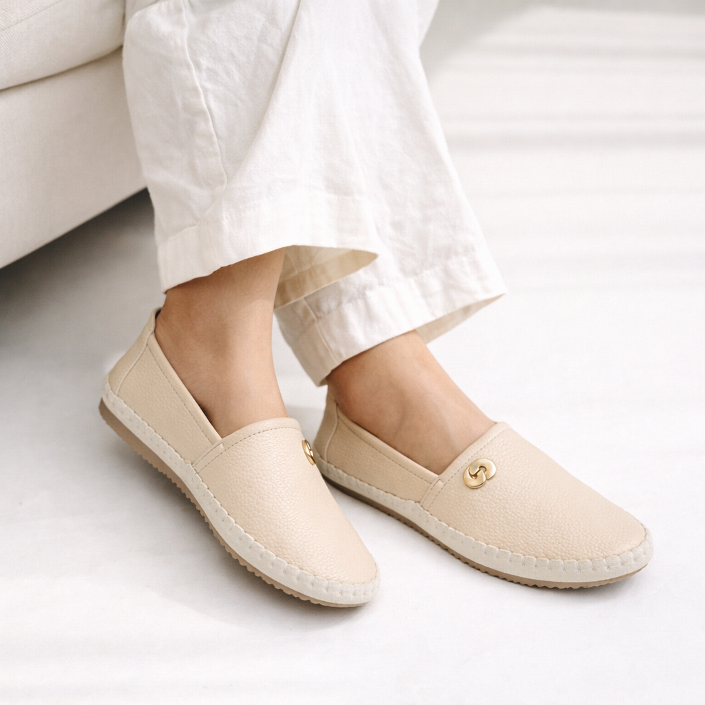 Kaia Summer Cushioned Espadrille Loafers - The Heels India