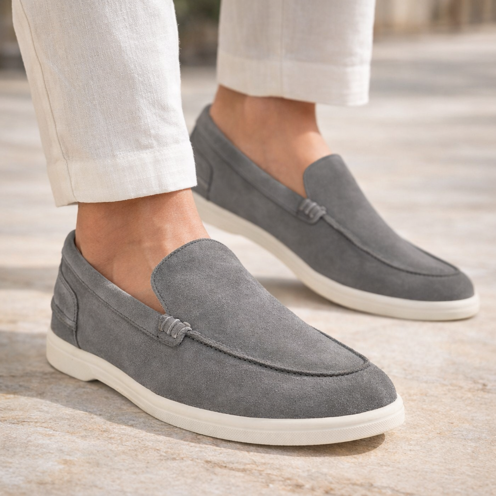 Giuliano Suede Leather Shoes - The Heels India