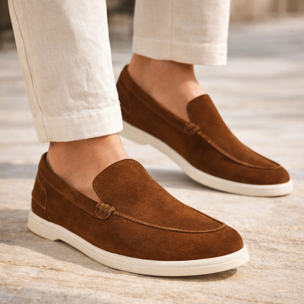 Giuliano Suede Leather Shoes - The Heels India