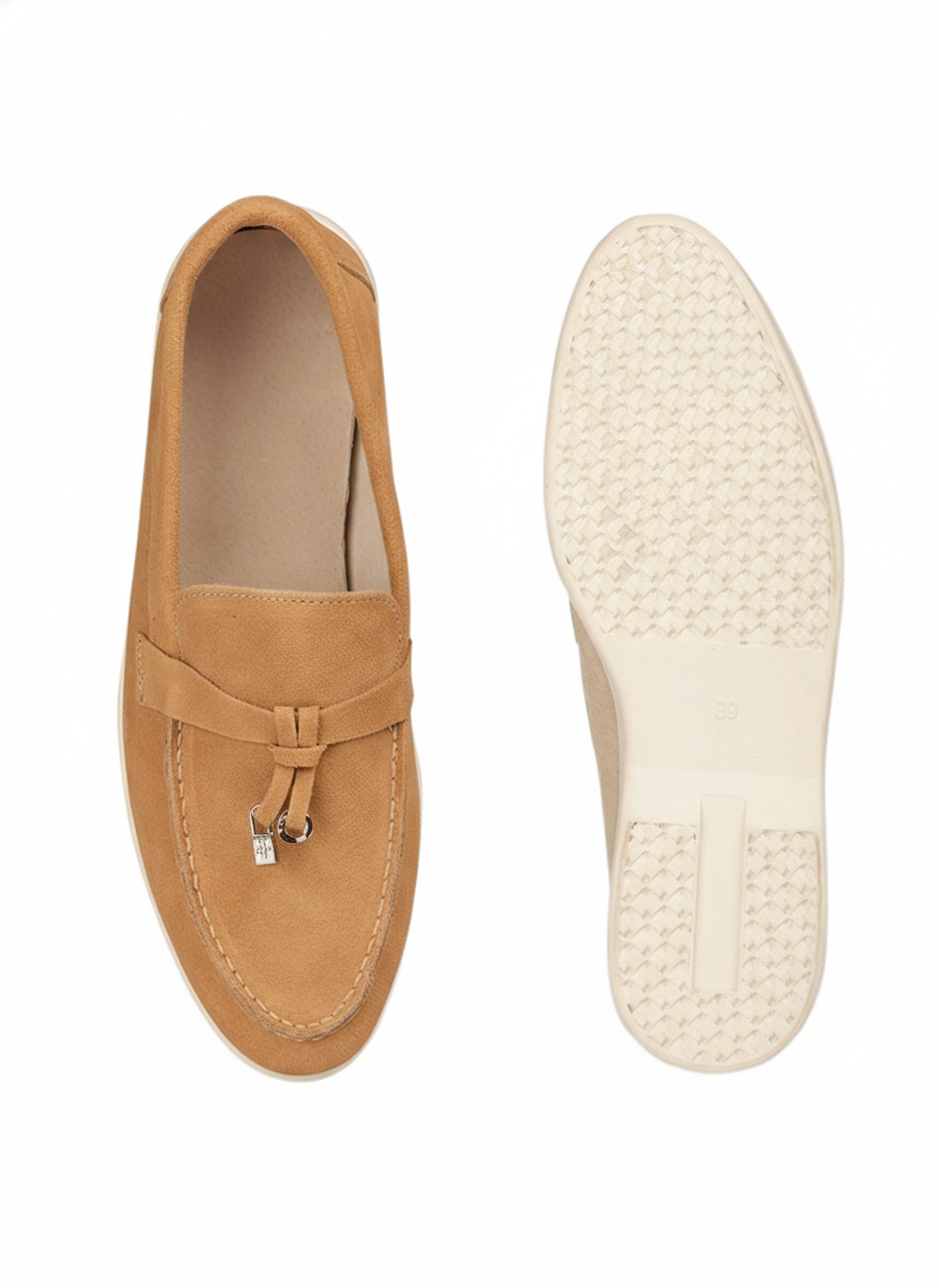 Junette Premium Leather Loafers - The Heels India