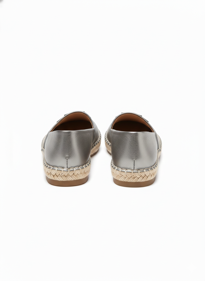 Zazu Cushioned Espadrille Slip On Loafers - The Heels India