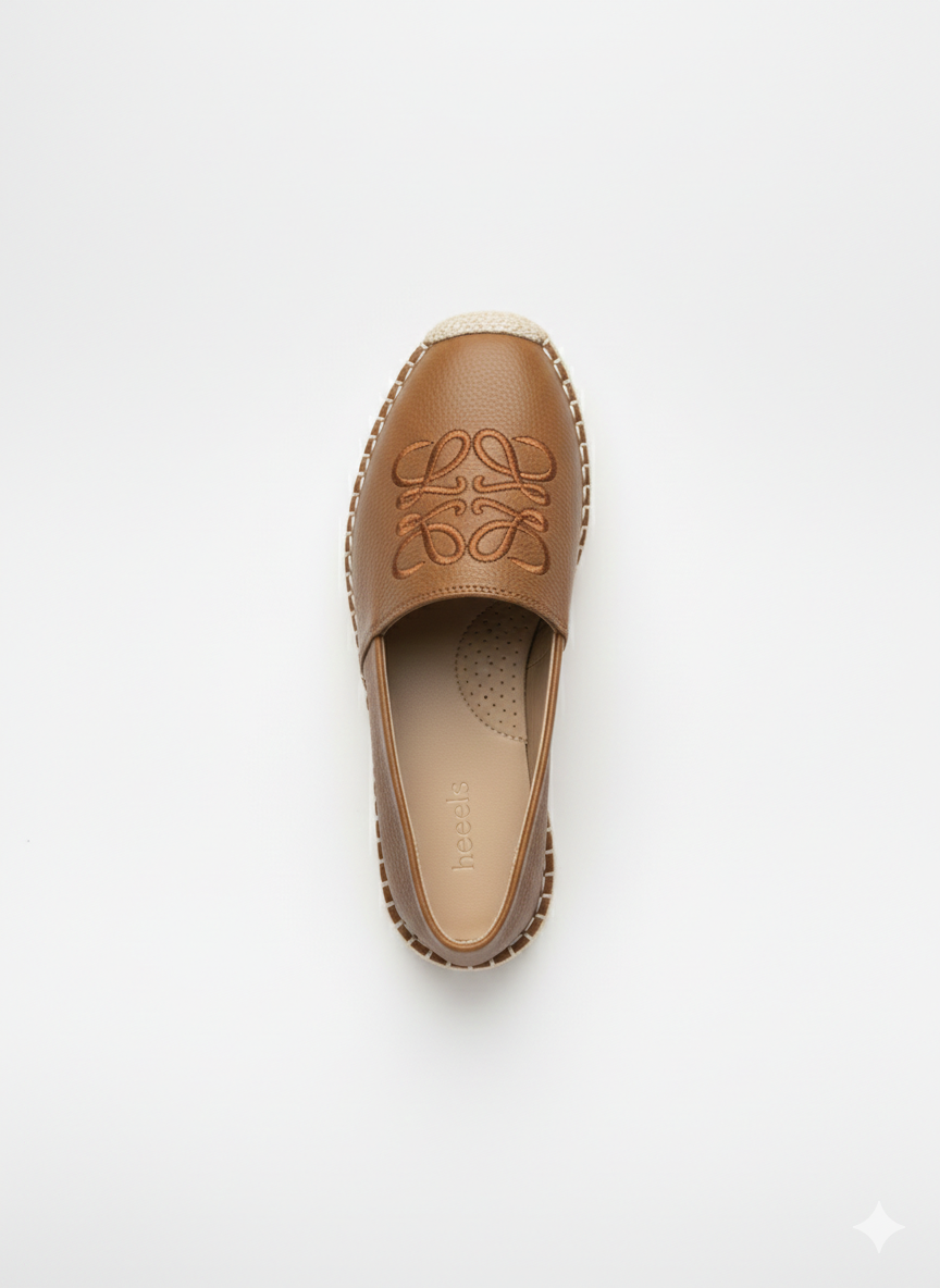 Mensho Cushioned Espadrille Slip On Loafers - The Heels India