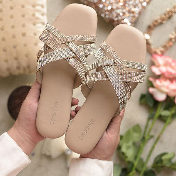 Sammy Bling Cross Sliders