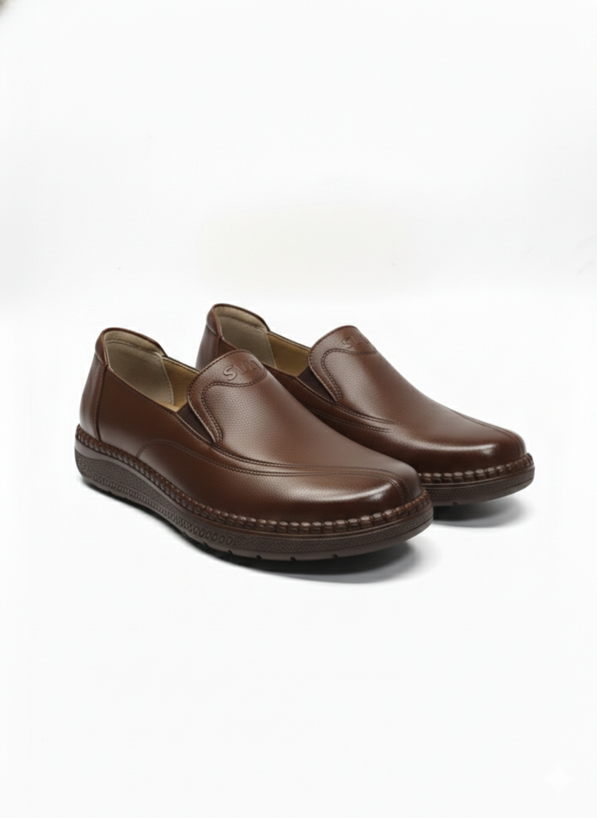 Hilary Premium Leather Cushioned Loafers - The Heels India