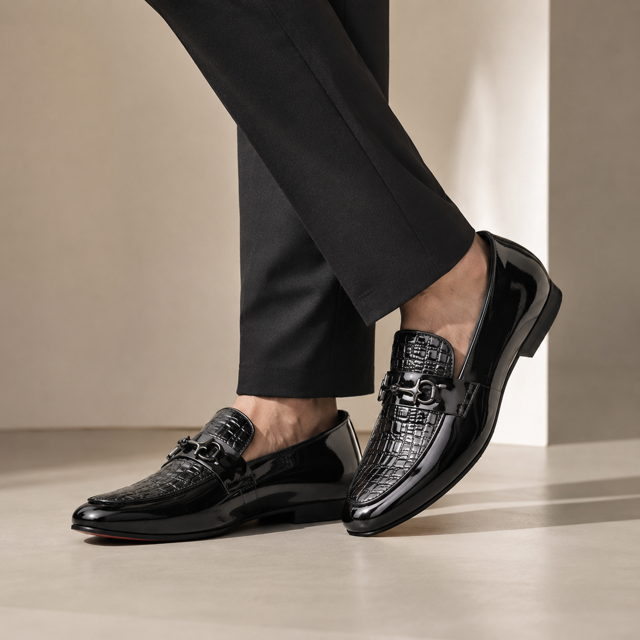 Eden Patent Leather Moccasins