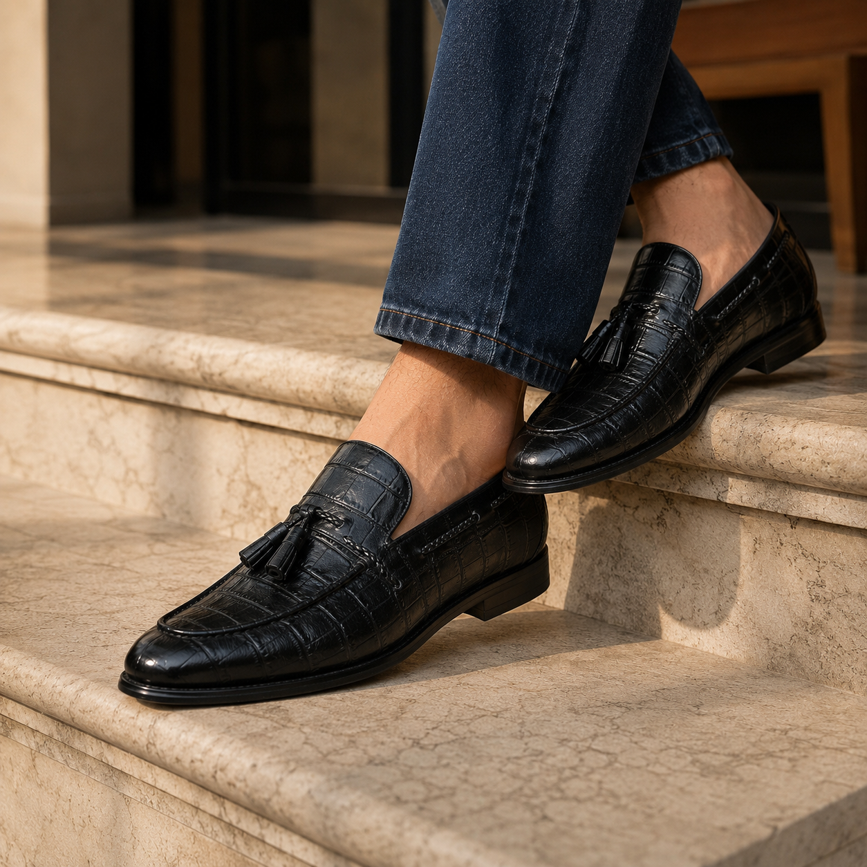 Romano Premium Tassel Leather Loafers