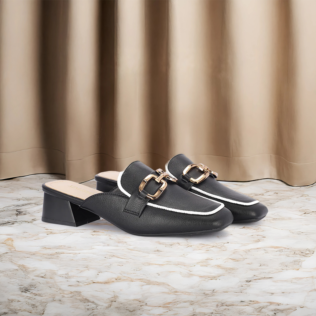 Sakura Back Open Mules