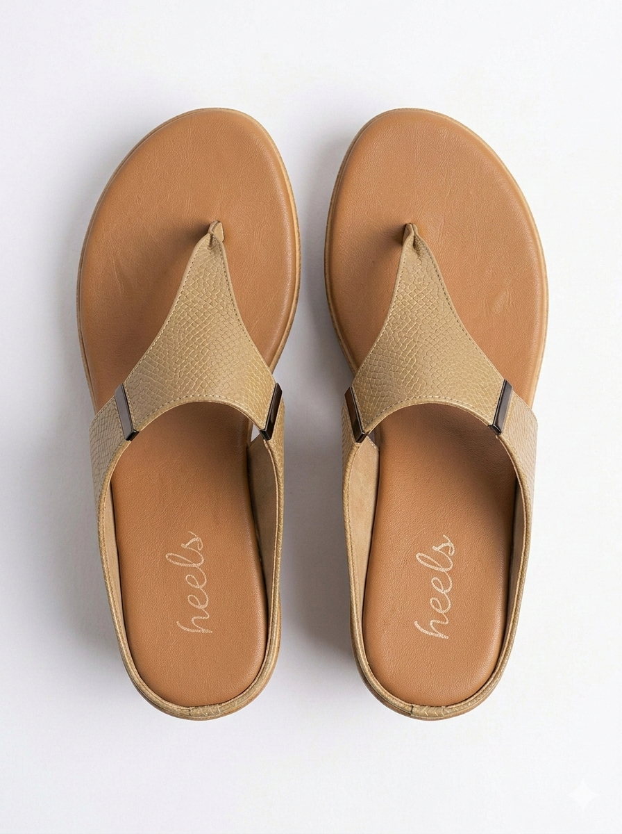 Margaret Comfort Slip On Wedge Platform Heel Slippers - The Heels India