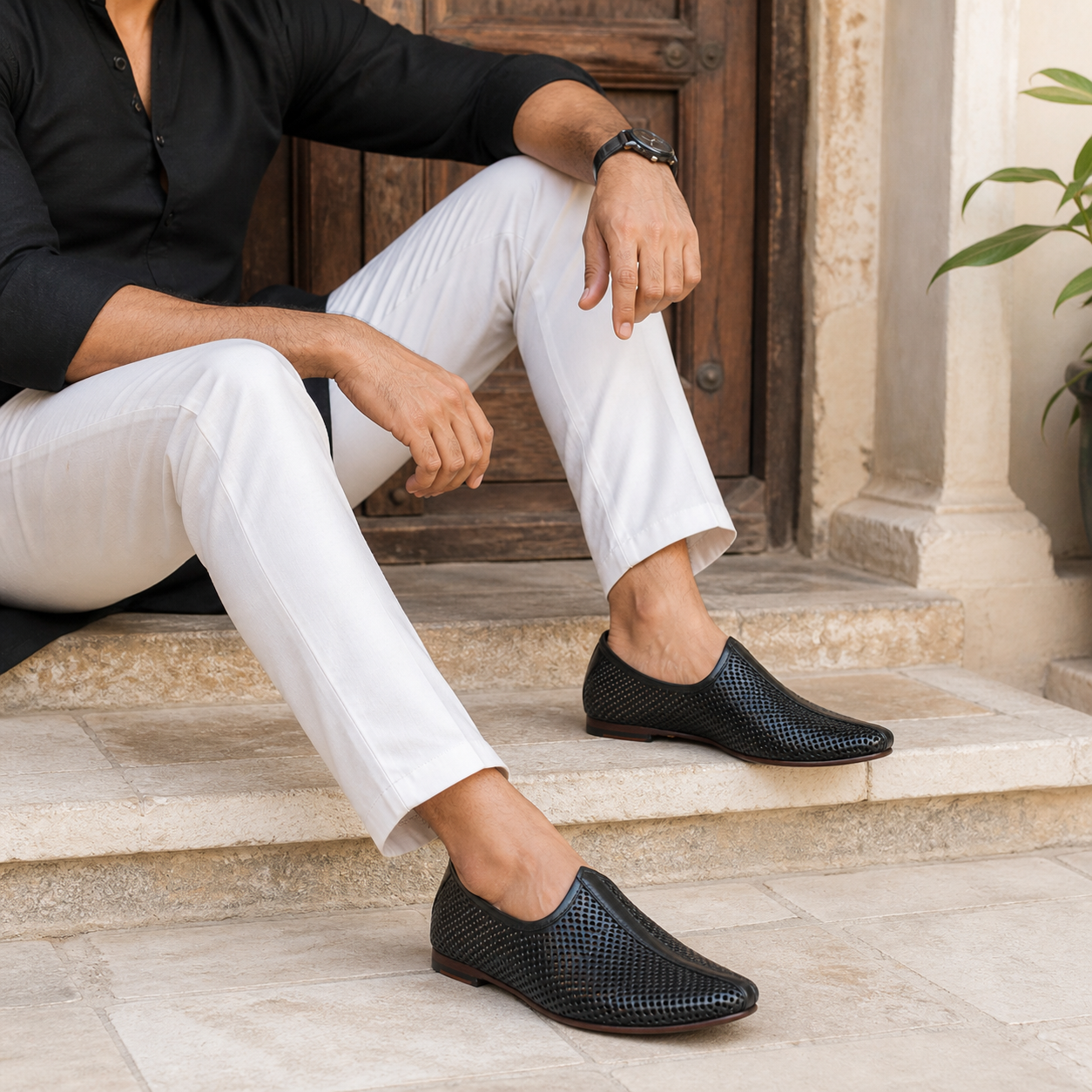 Lafattio Handcrafted Leather Juttis