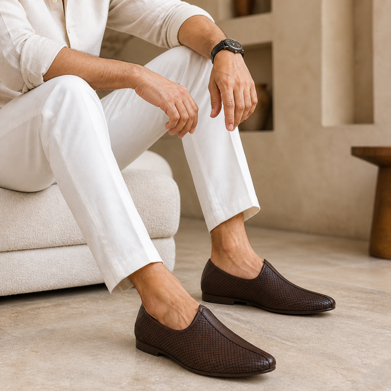 Nawab Handcrafted Leather Juttis