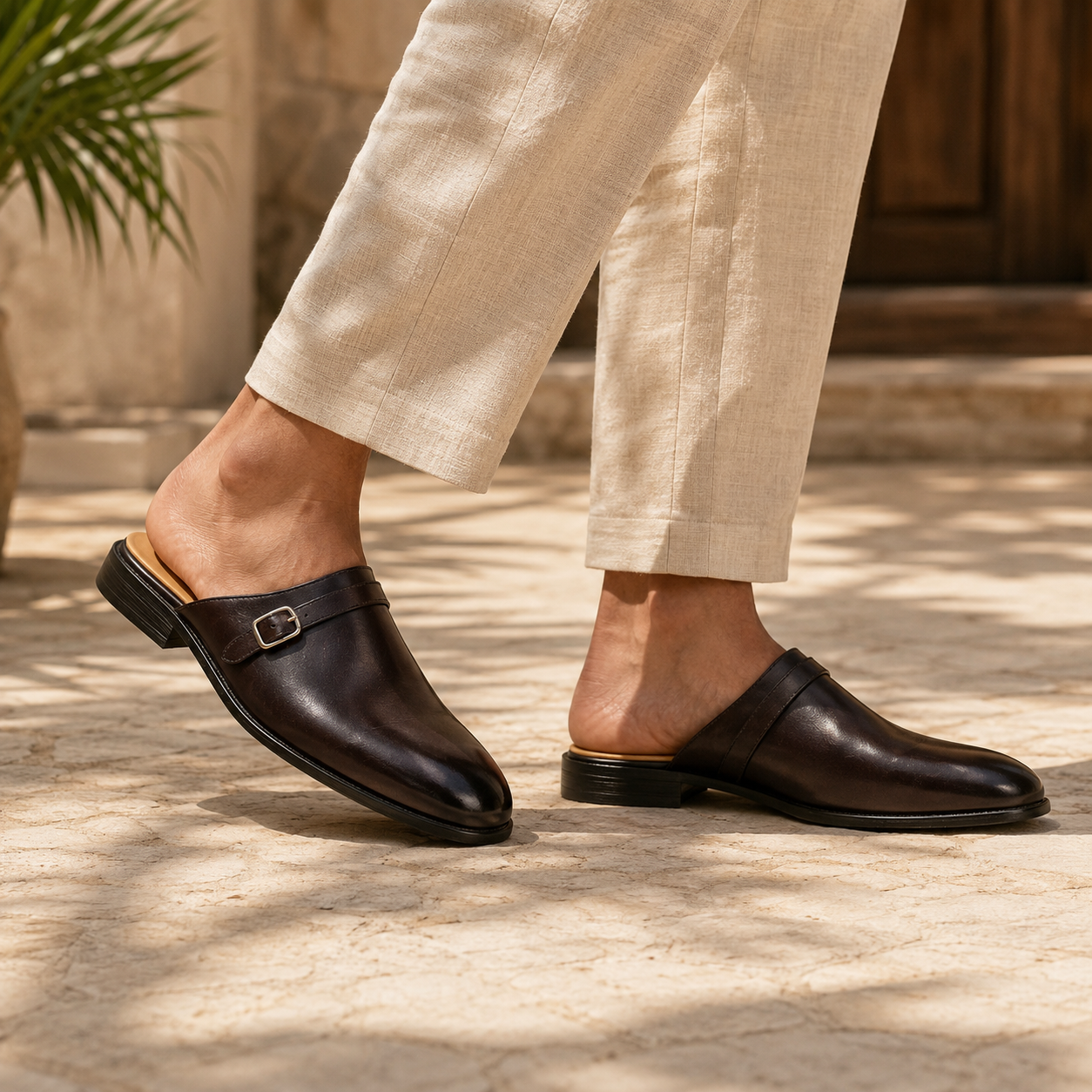 Ivan Premium Leather Mules - The Heels India