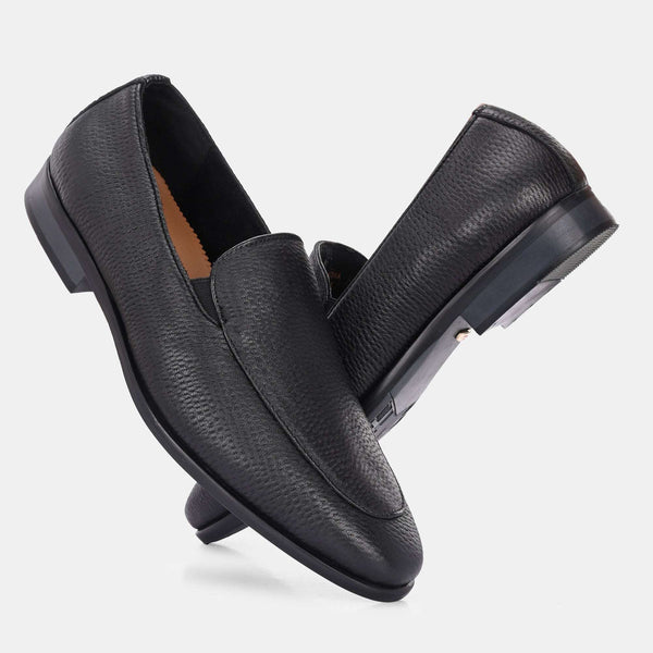 Ethan Pashmina Leather Penny Loafers