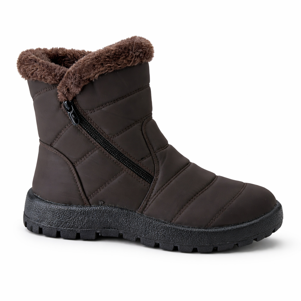 Sloane Suede Ankle Fur Boots