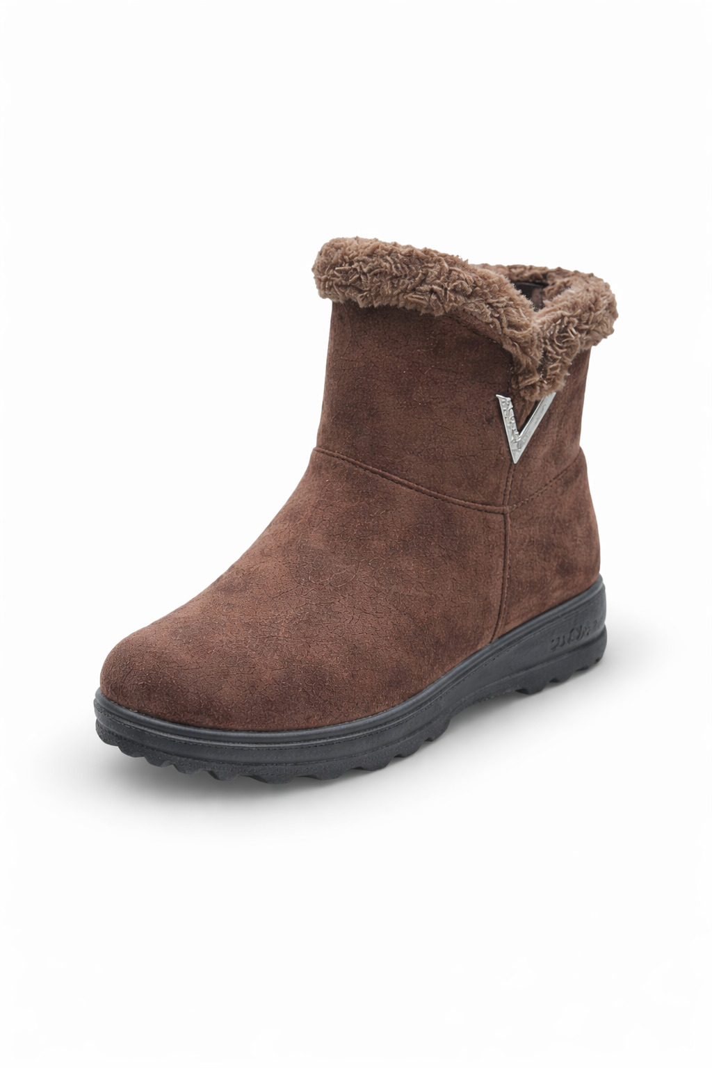 Alice Suede Ankle Fur Boots