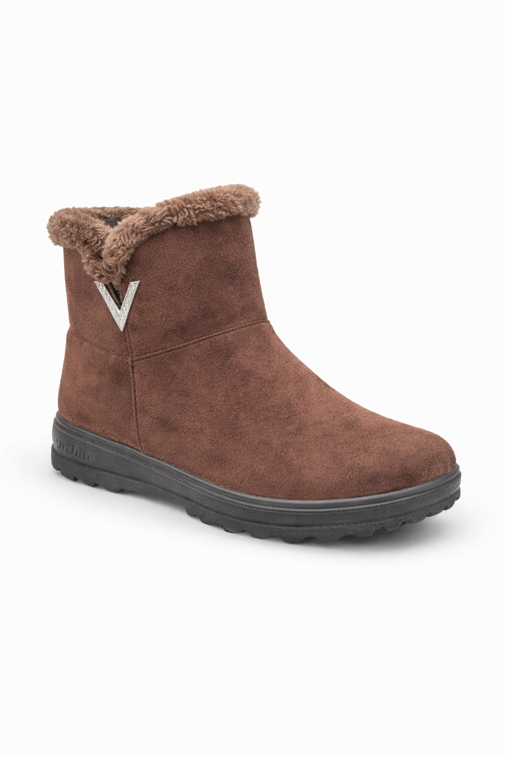 Alice Suede Ankle Fur Boots