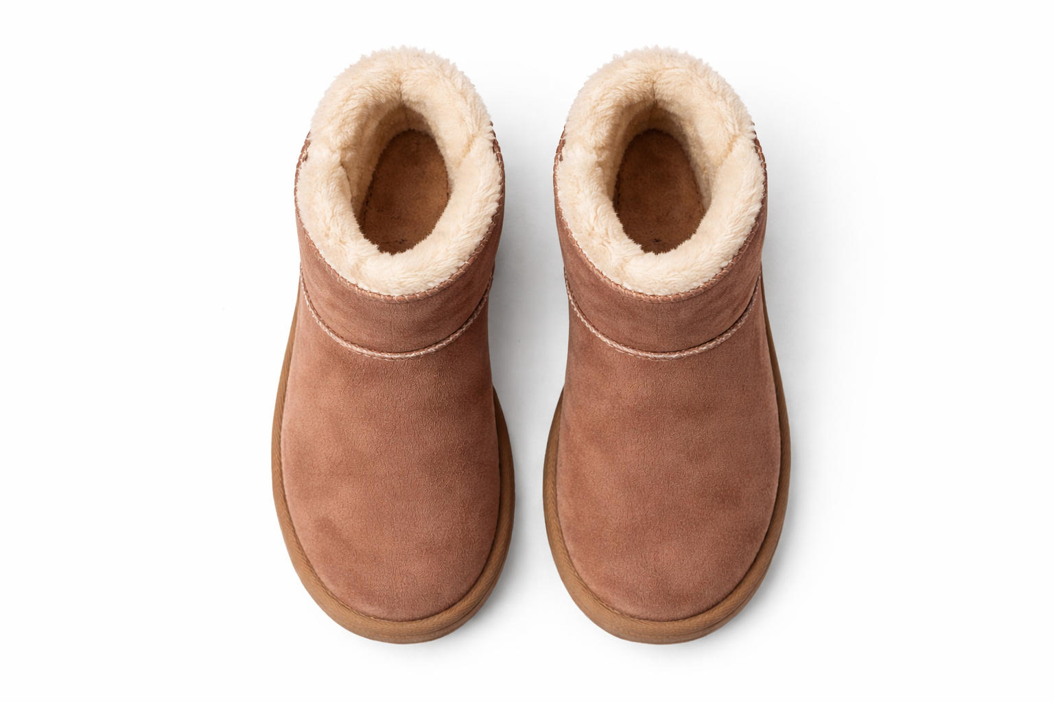 Antoine Winter Suede Ankle Fur Lined Boots