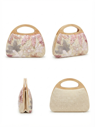 Crochet Wooden Box Sling Bags