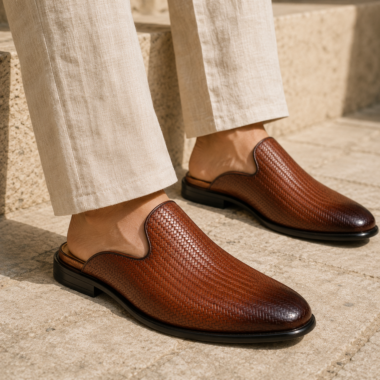 Myles Premium Leather Mules - The Heels India