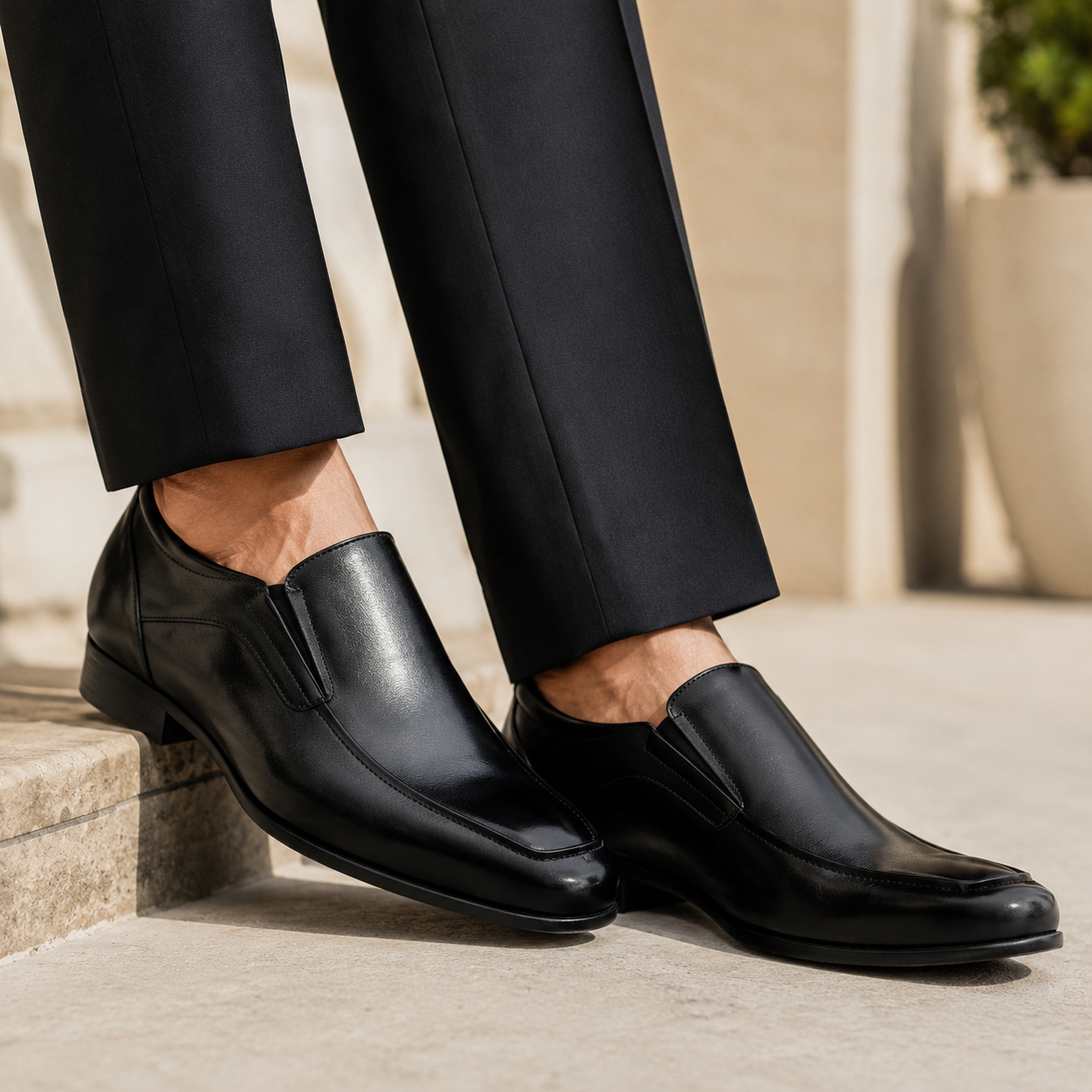 Donovan Insert Heel Leather Moccasins - The Heels India