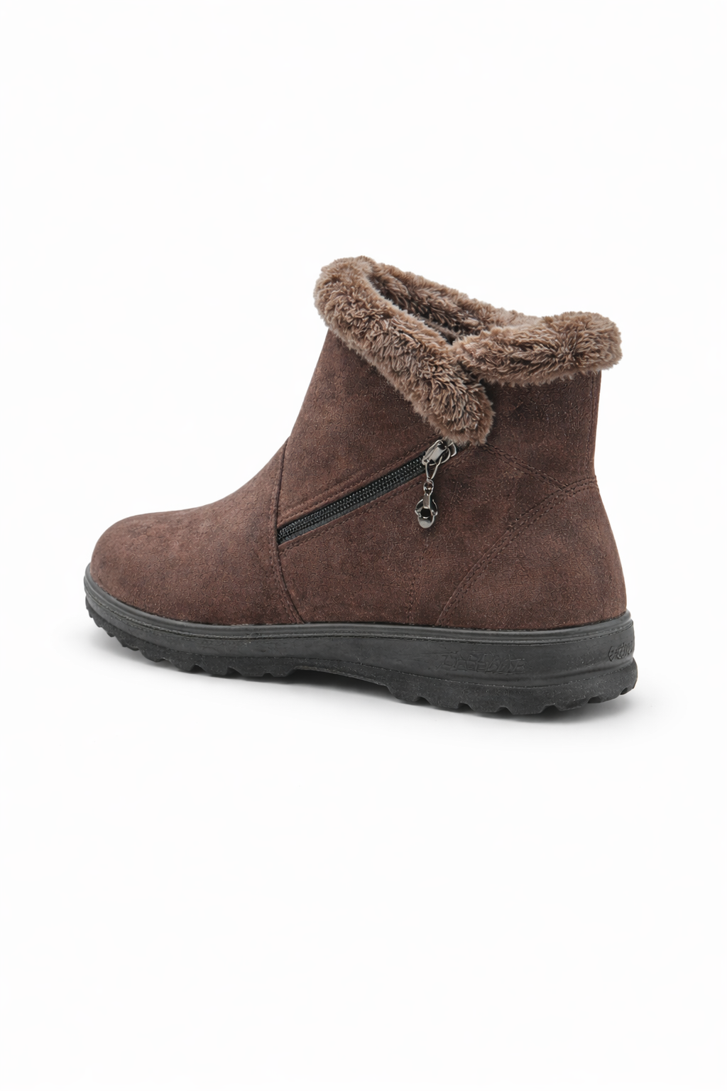 Savanna Suede Ankle Fur Boots